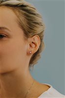 Pendientes Comete Mujer Punti Luce in Oro blanco Diamante 0.14 Ct ORB 1006 - ORB 1006